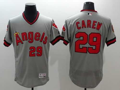Los Angeles Angels Of Anaheim #29 Rod Carew Gray 2016 Flexbase Authentic Collection Cooperstown Stitched Jersey,We sell and wholesale Los Angeles Angels Of Anaheim #29 Rod Carew Gray 2016 Flexbase Authentic Collection Cooperstown Stitched Jersey on line form chian!